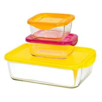 Набор контейнеров Luminarc Keep&#039;n&#039;Box с цветными крышками 3 J9146 