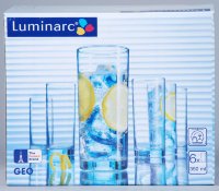 Набор стаканов Luminarc гео 6шт 350мл высокие J2888