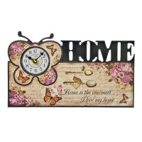 Часы на декоративном панно Vetta I love my home 581-184