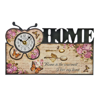 Часы на декоративном панно Vetta I love my home 581-184 