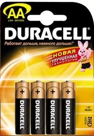 Батарейки Duracell пальчиковые LR6 