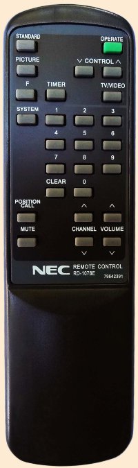 Пульт ДУ NEC RD-1078 3040